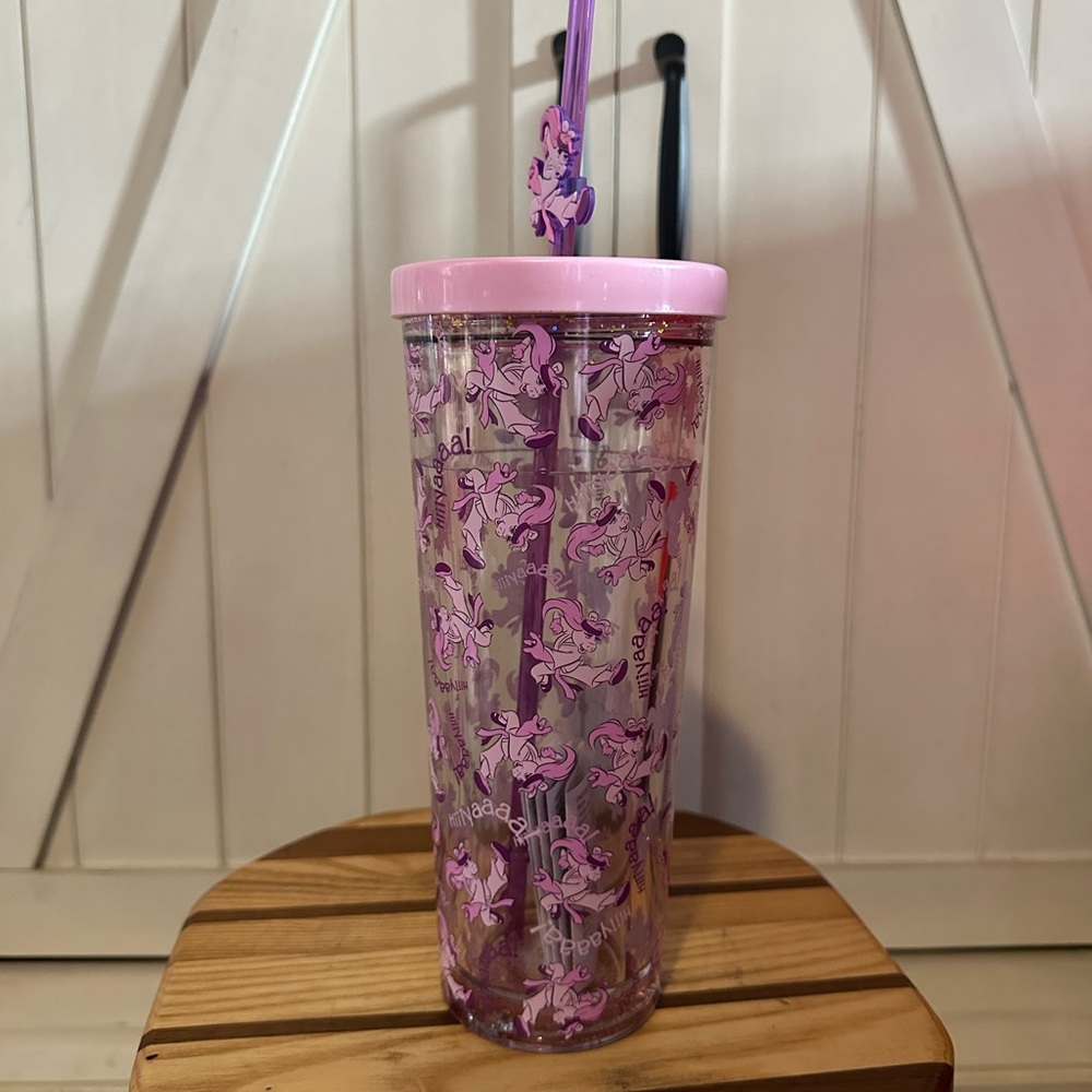 New Disney Parks Miss Piggy Tumbler With Straw And Charm